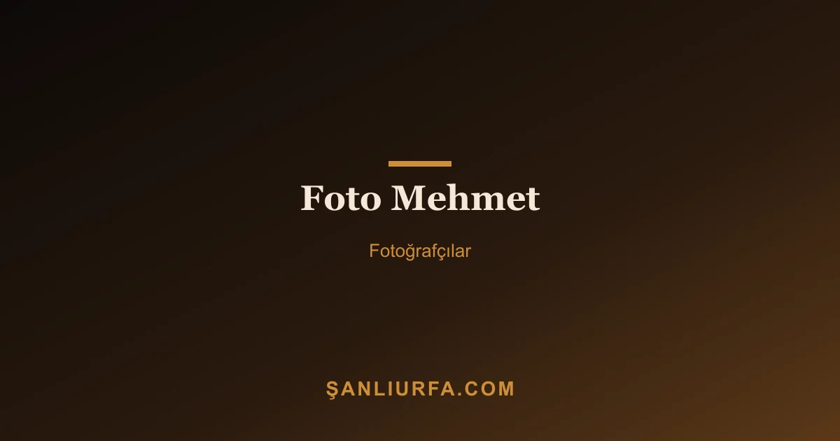 Foto Mehmet