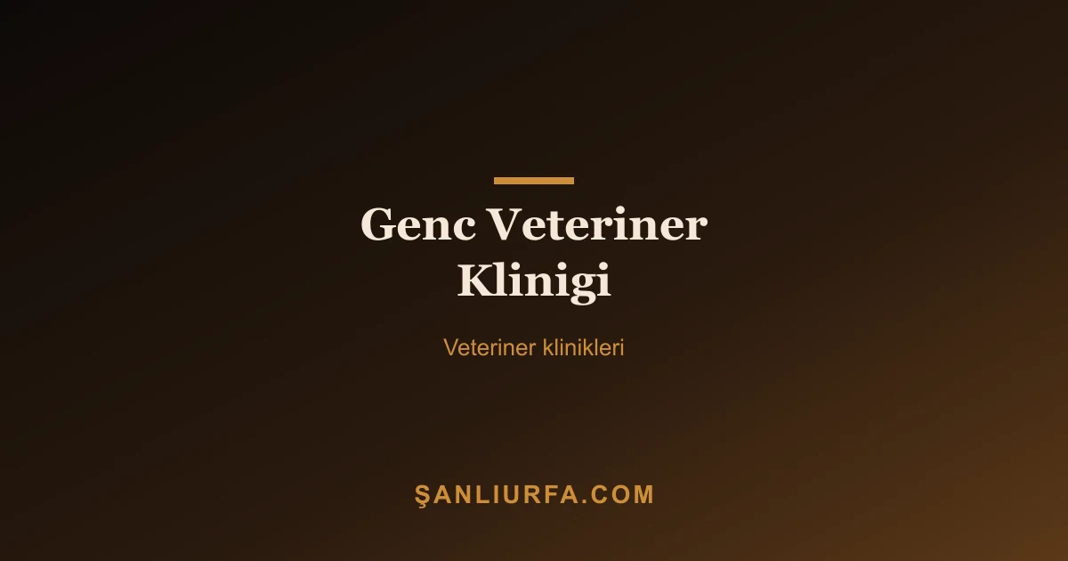 Genc Veteriner Klinigi