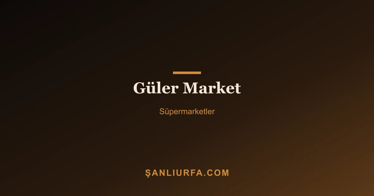 Güler Market