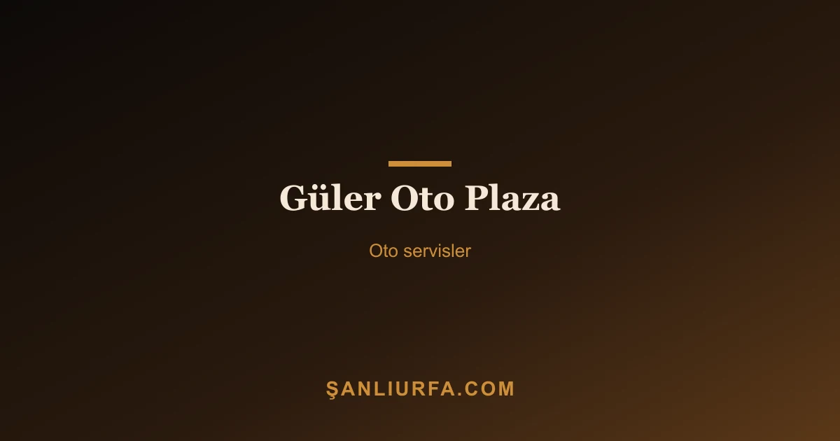 Güler Oto Plaza