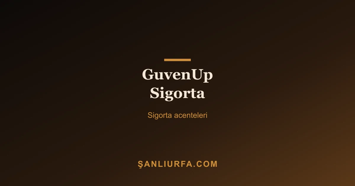 GuvenUp Sigorta