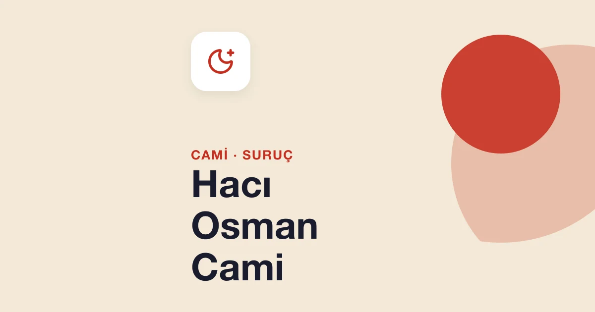 Hacı Osman Cami