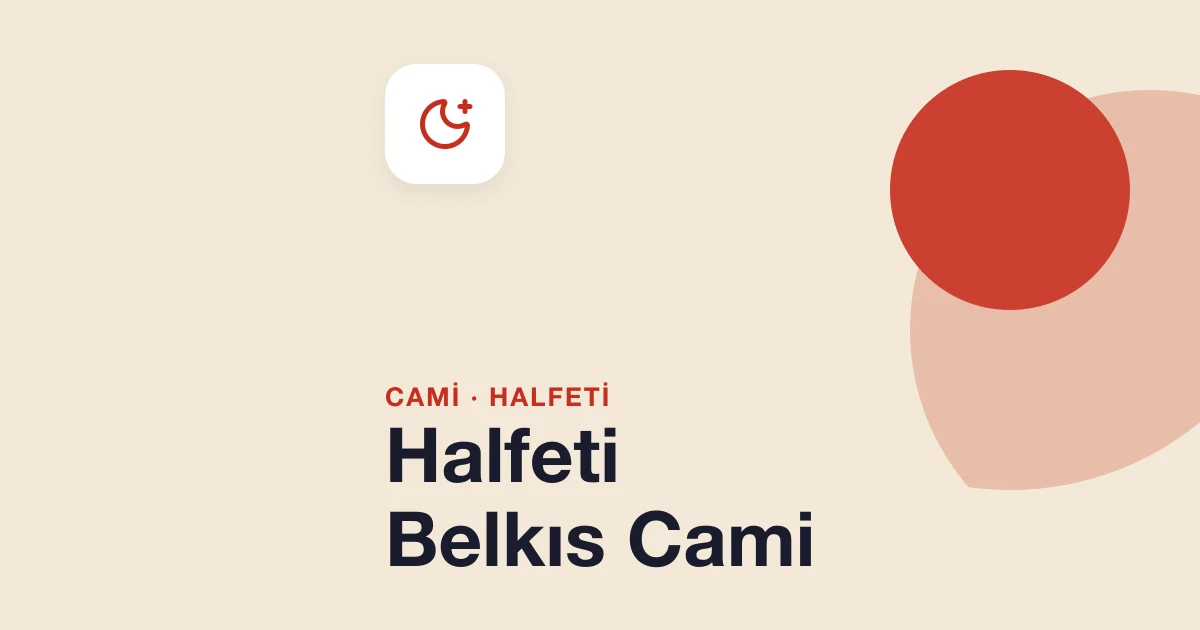 Halfeti Belkıs Cami
