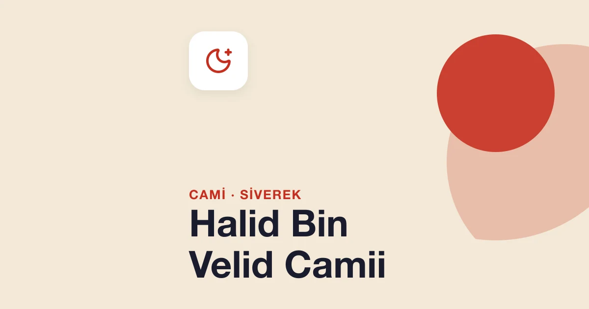 Halid Bin Velid Camii