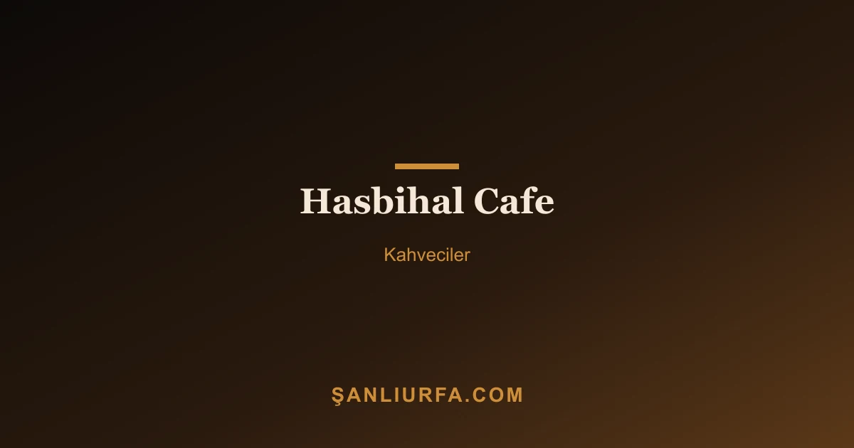 Hasbihal Cafe