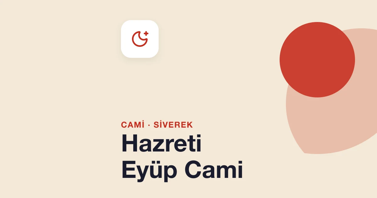 Hazreti Eyüp Cami