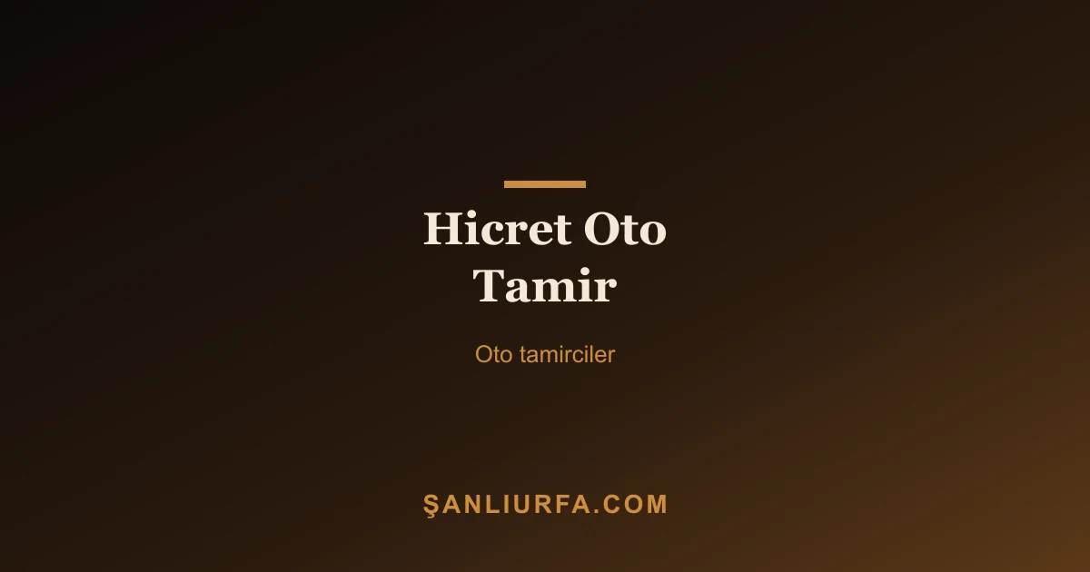 Hicret Oto Tamir