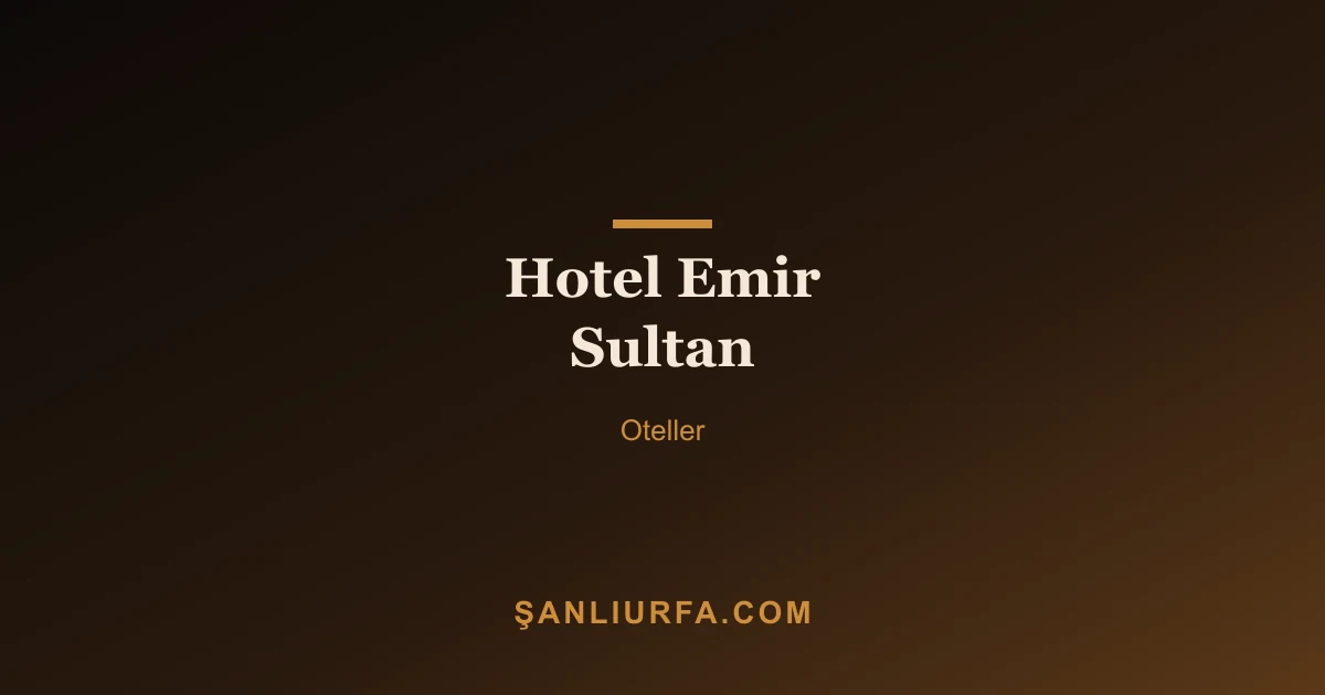 Hotel Emir Sultan
