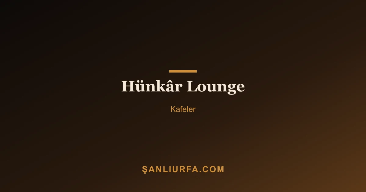 Hünkâr Lounge