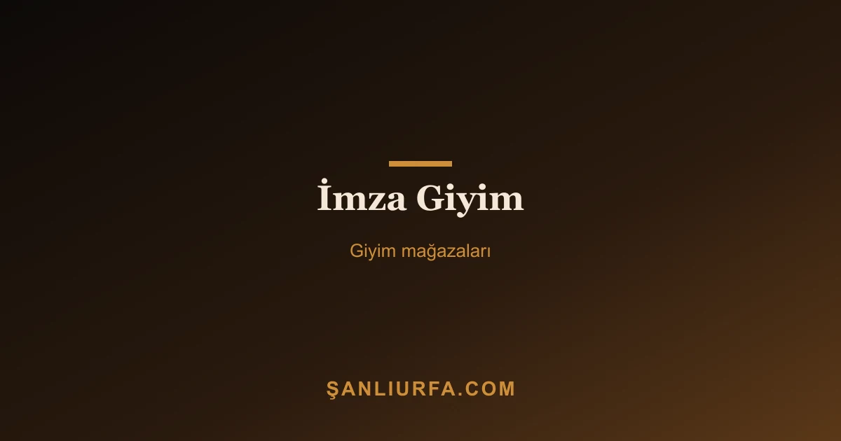 İmza Giyim