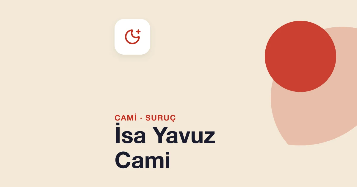 İsa Yavuz Cami