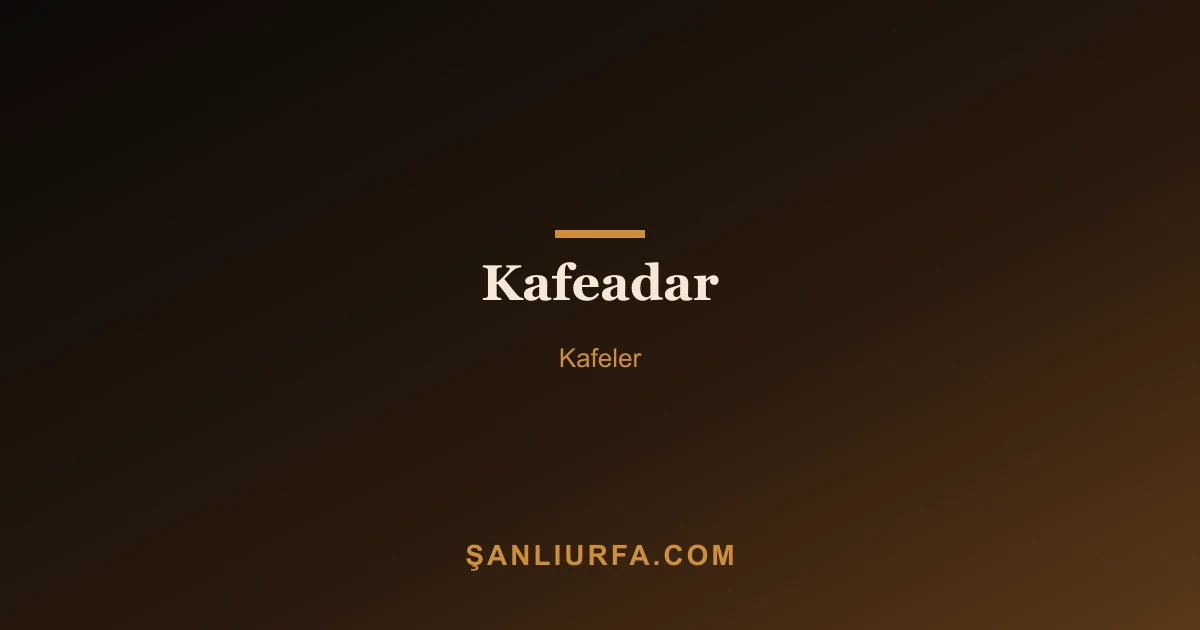 Kafeadar