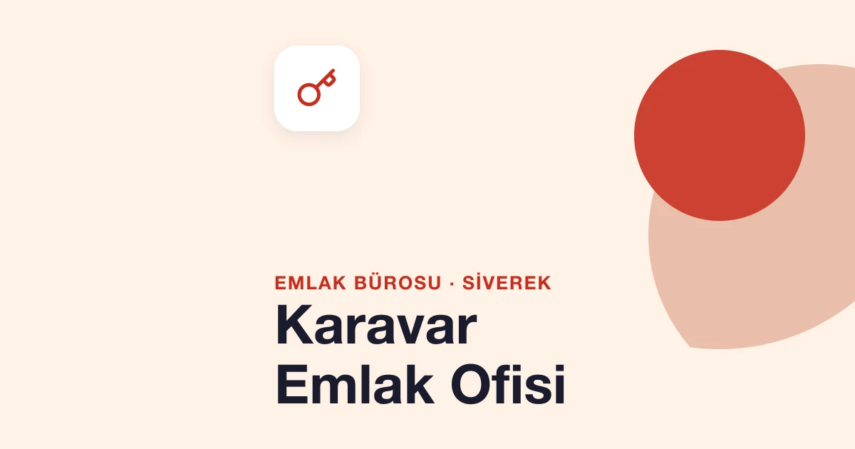 Karavar Emlak Ofisi