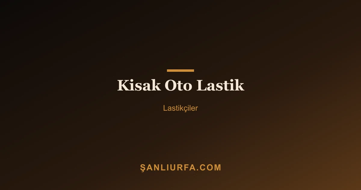 Kisak Oto Lastik