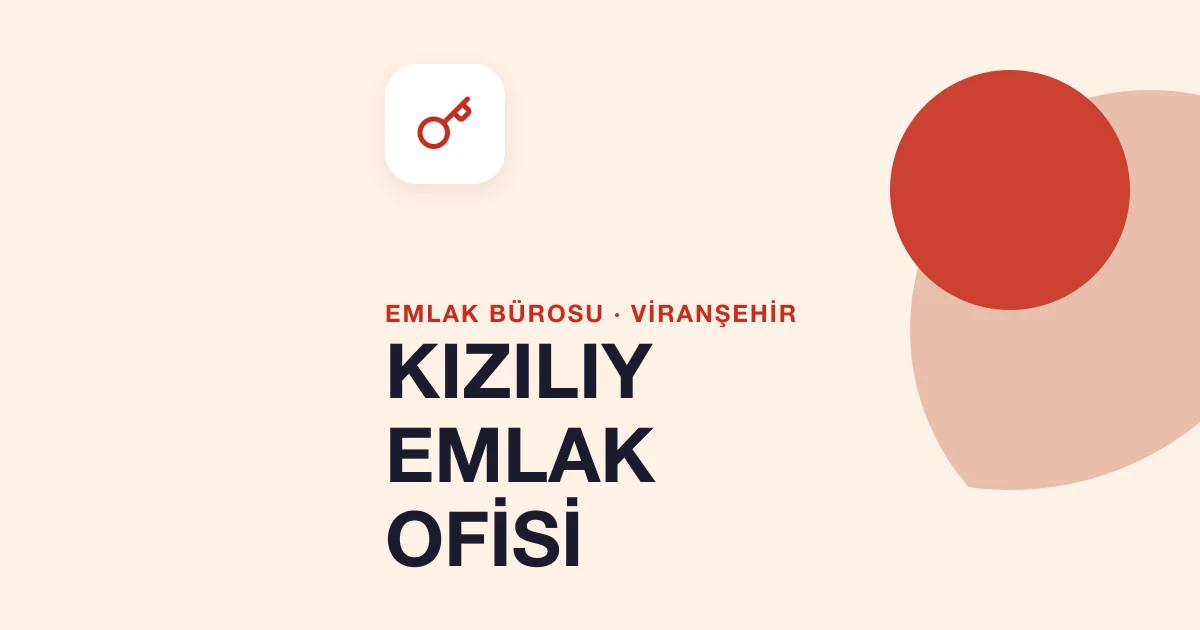 KIZILIY EMLAK OFİSİ