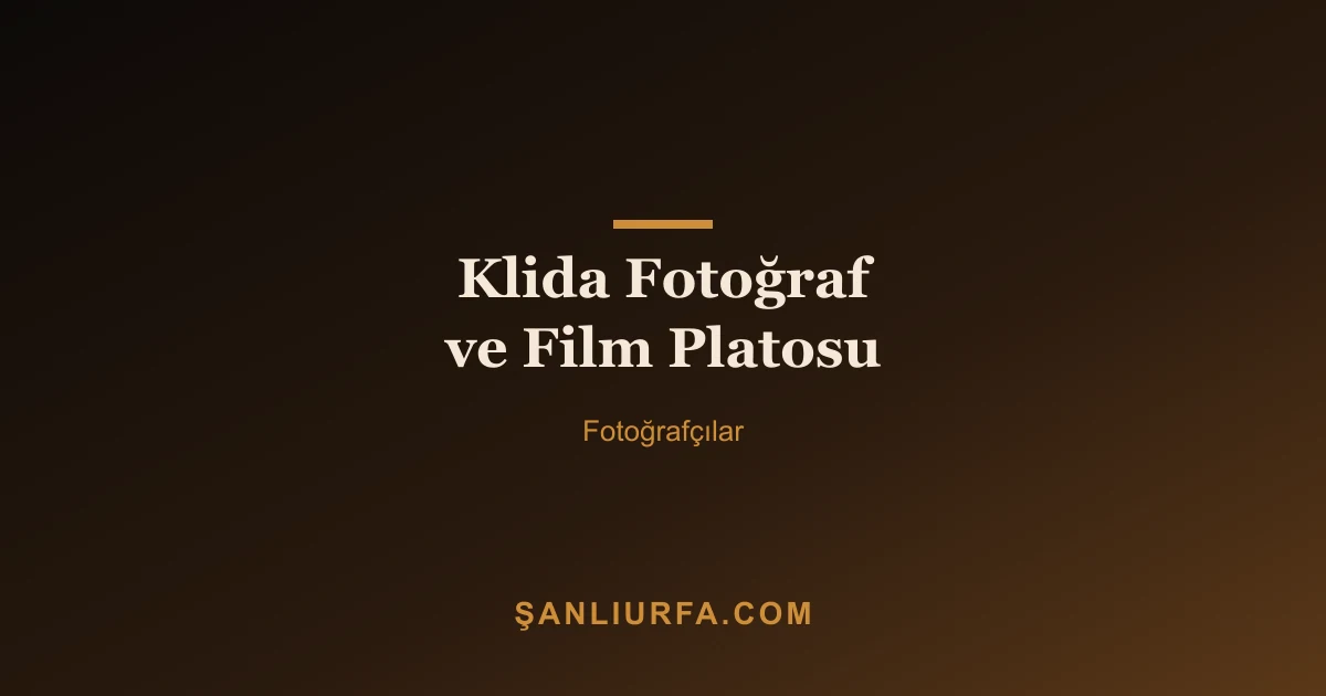 Klida Fotoğraf ve Film Platosu