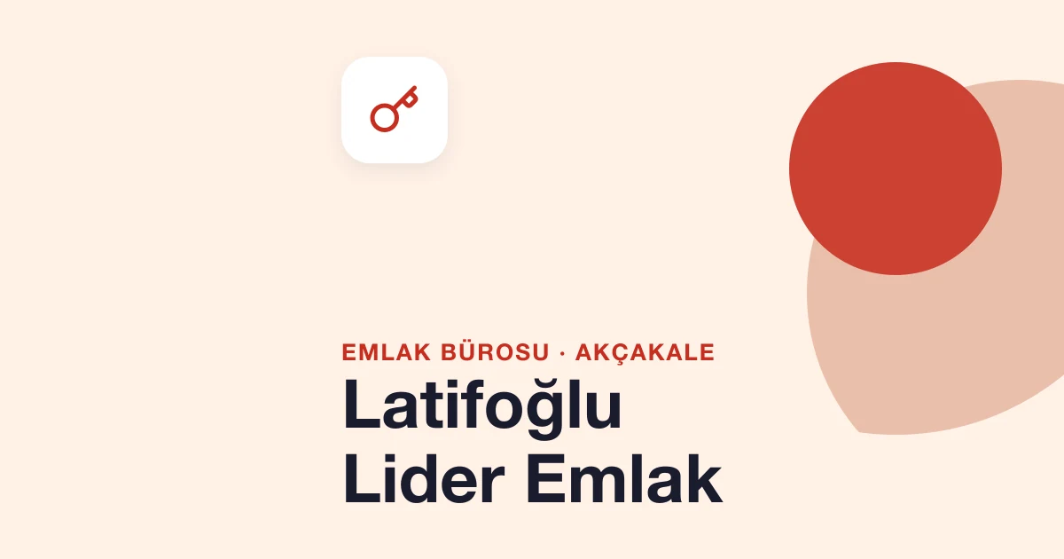 Latifoğlu Lider Emlak