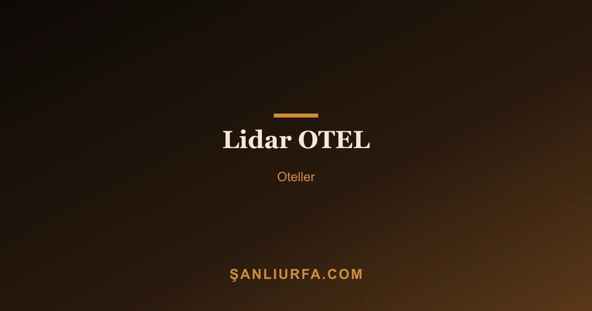 Lidar OTEL