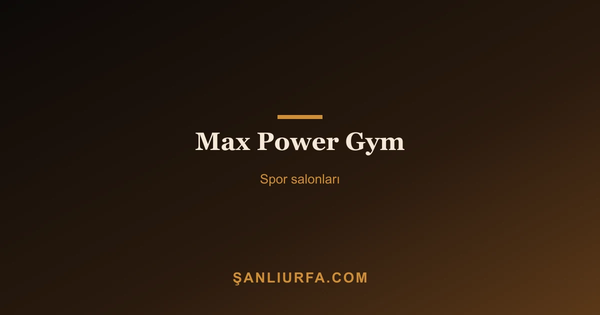 Max Power Gym