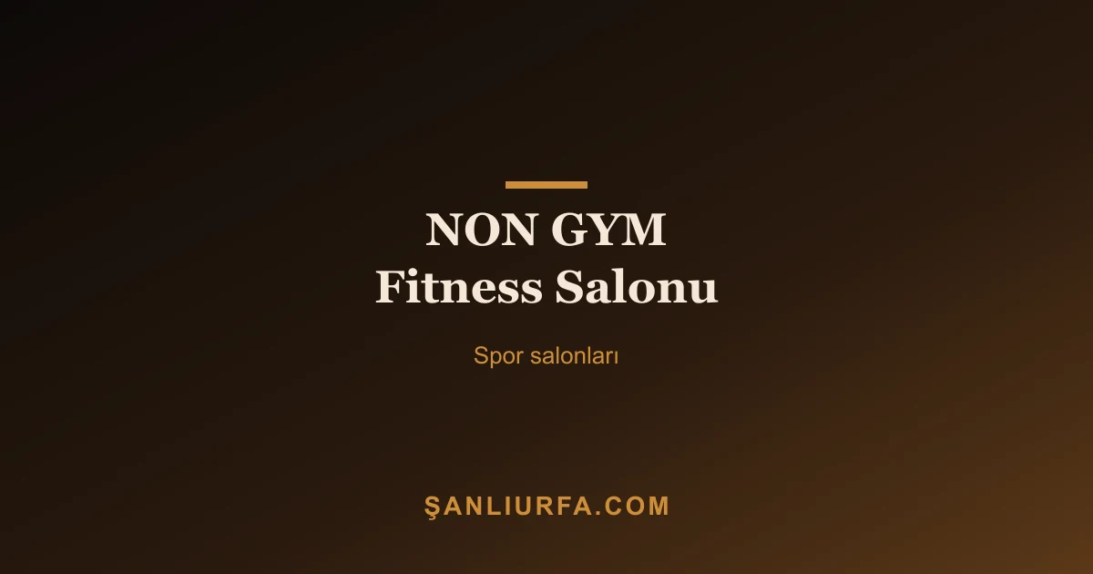 NON GYM Fitness Salonu