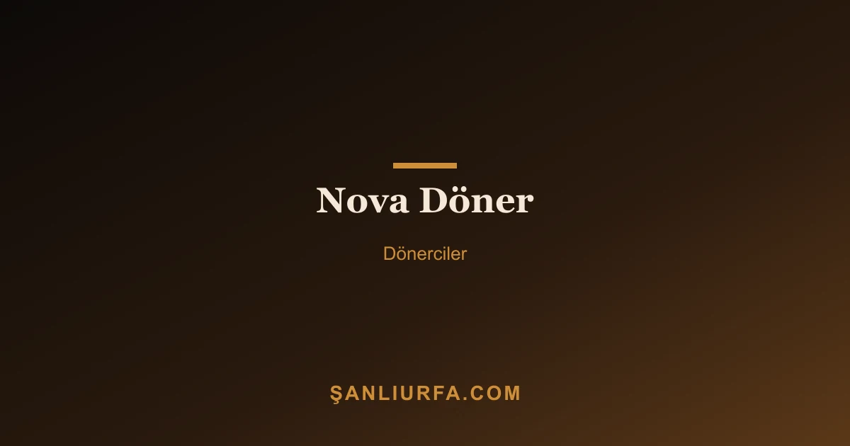 Nova Döner