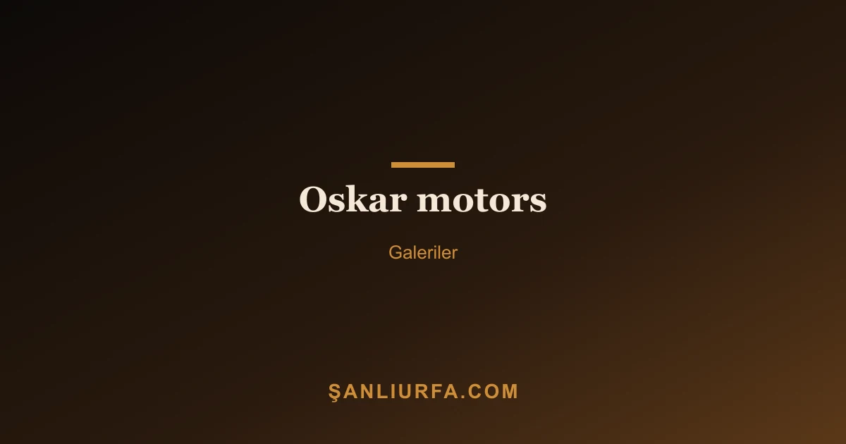 Oskar motors