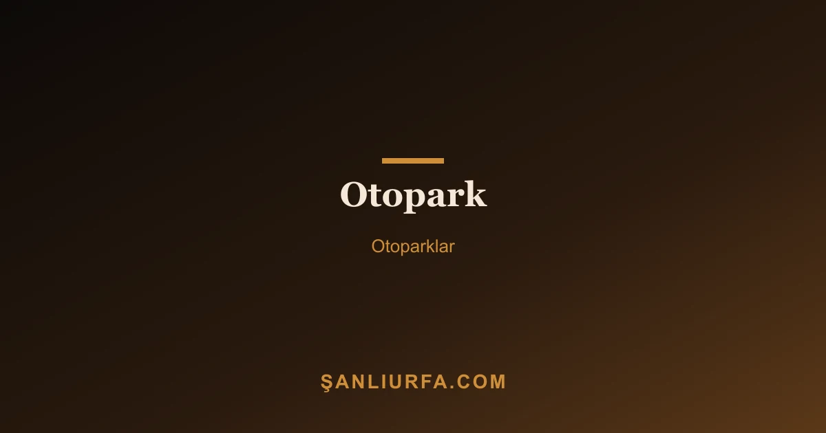 Otopark