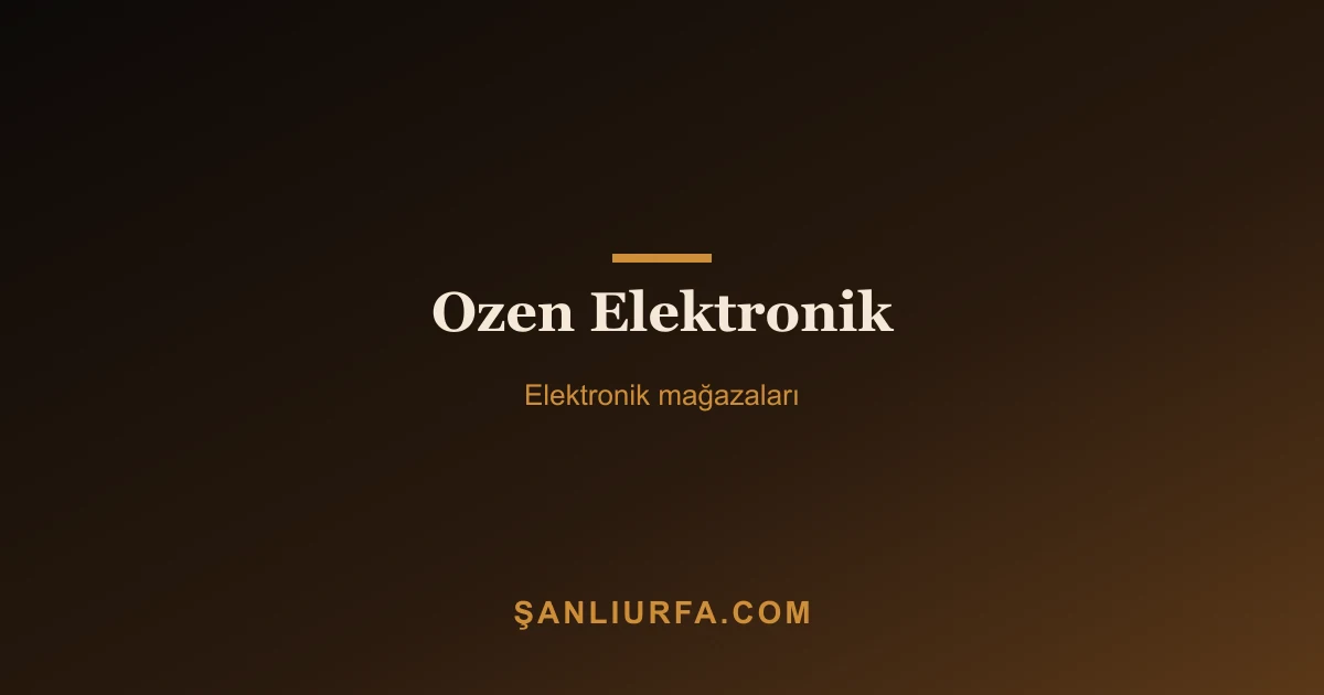 Ozen Elektronik