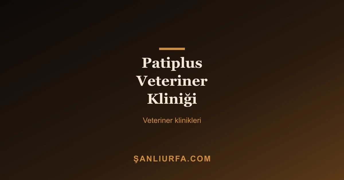 Patiplus Veteriner Kliniği