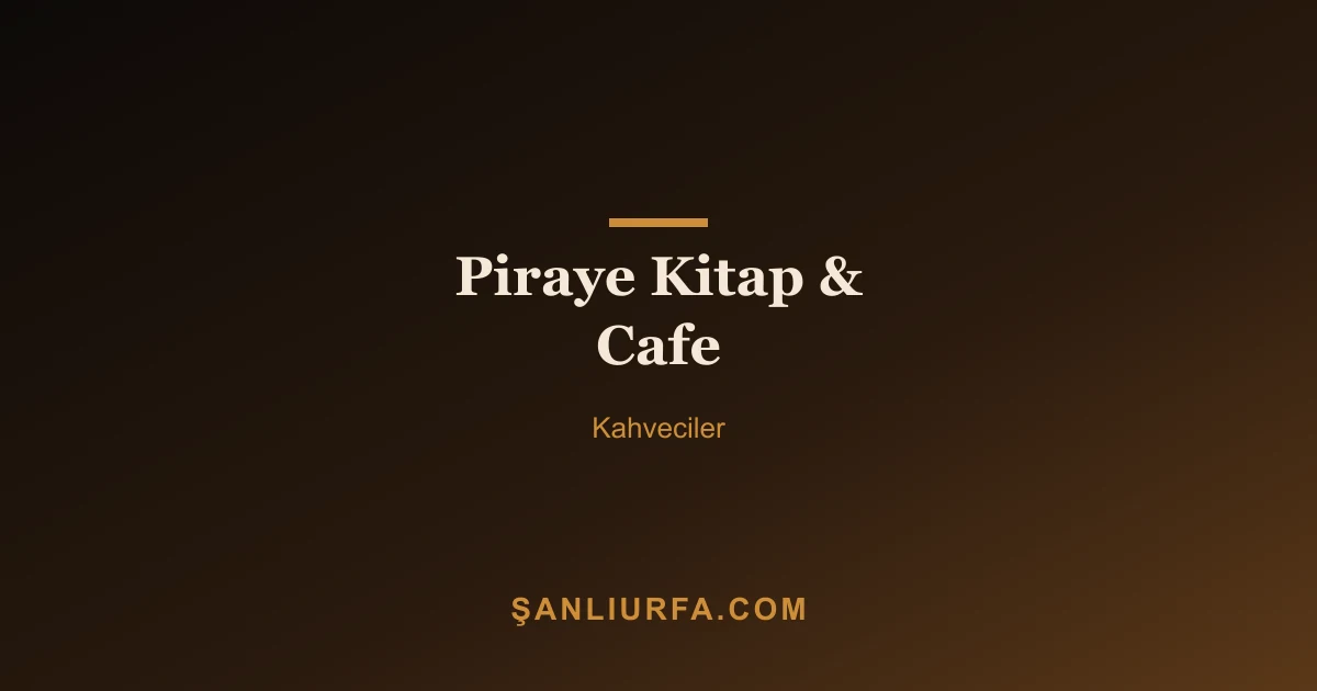 Piraye Kitap & Cafe