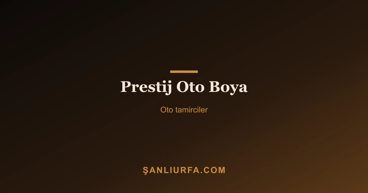 Prestij Oto Boya