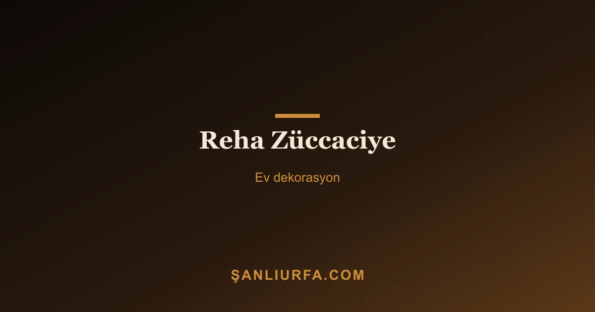 Reha Züccaciye