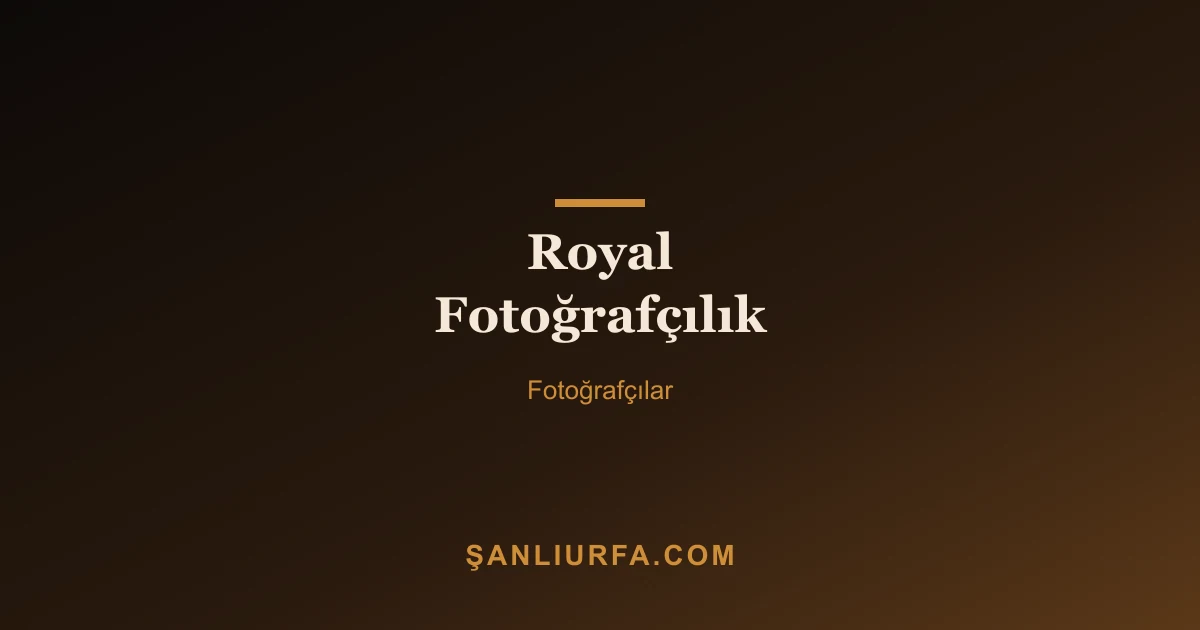 Royal Fotoğrafçılık