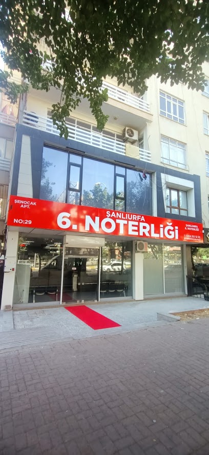 ŞANLIURFA 6. NOTERLİĞİ, NOTER 6, ŞANLIURFA ALTINCI NOTERLİĞİ, NÖBETÇİ URFA NOTERLİĞİ