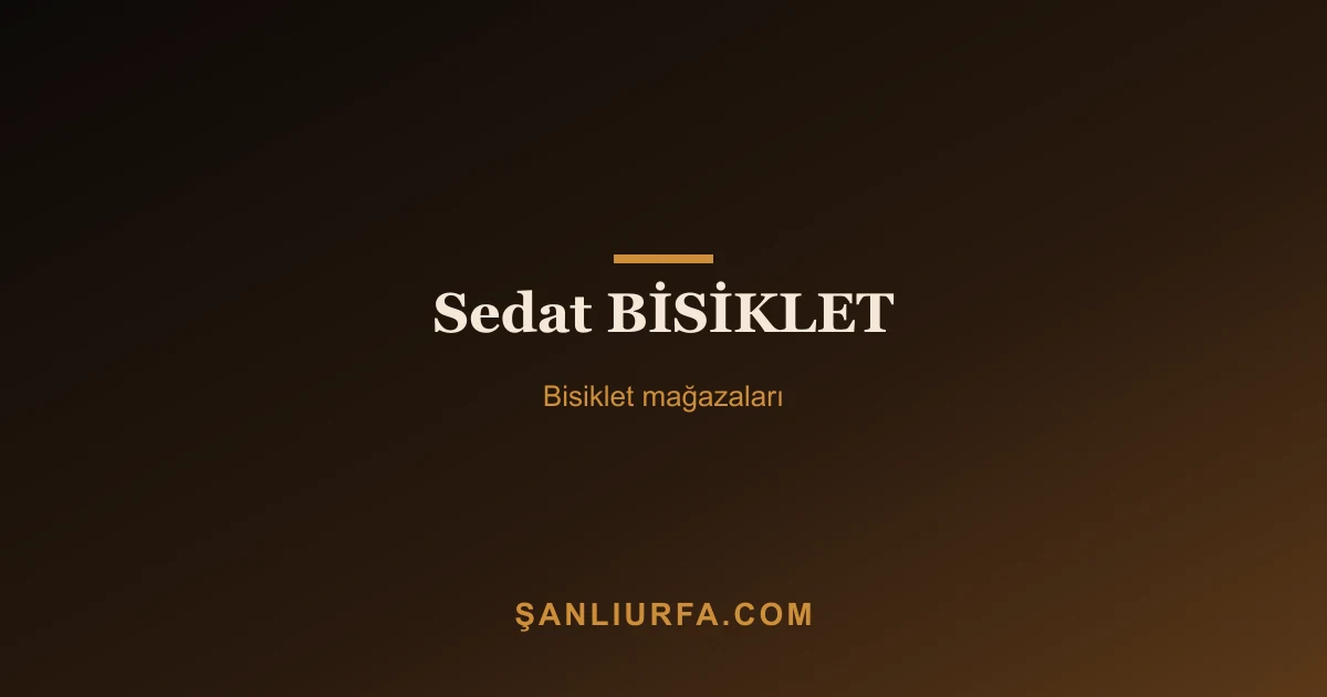 Sedat BİSİKLET