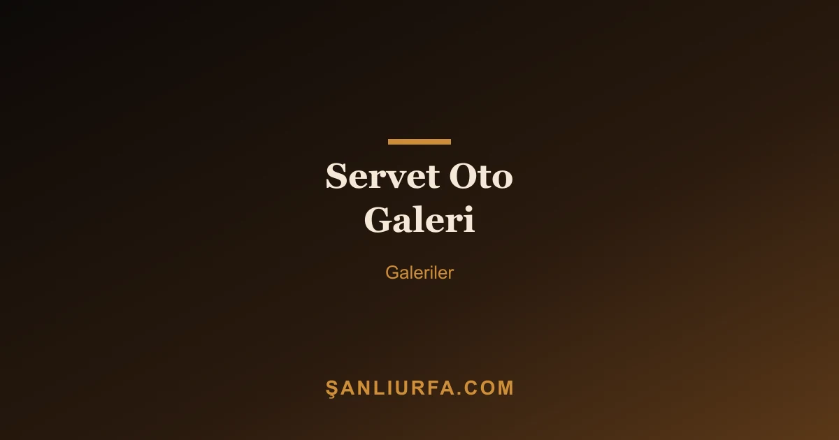 Servet Oto Galeri