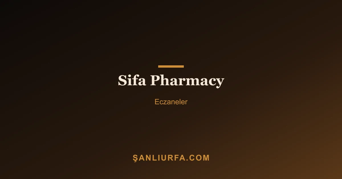 Sifa Pharmacy