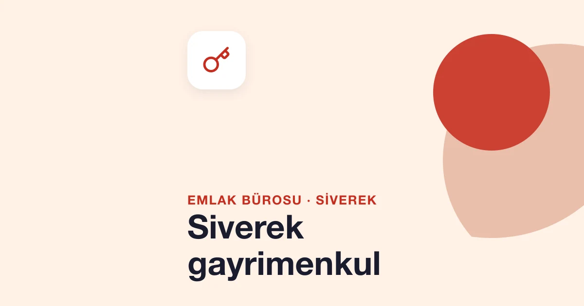 Siverek gayrimenkul