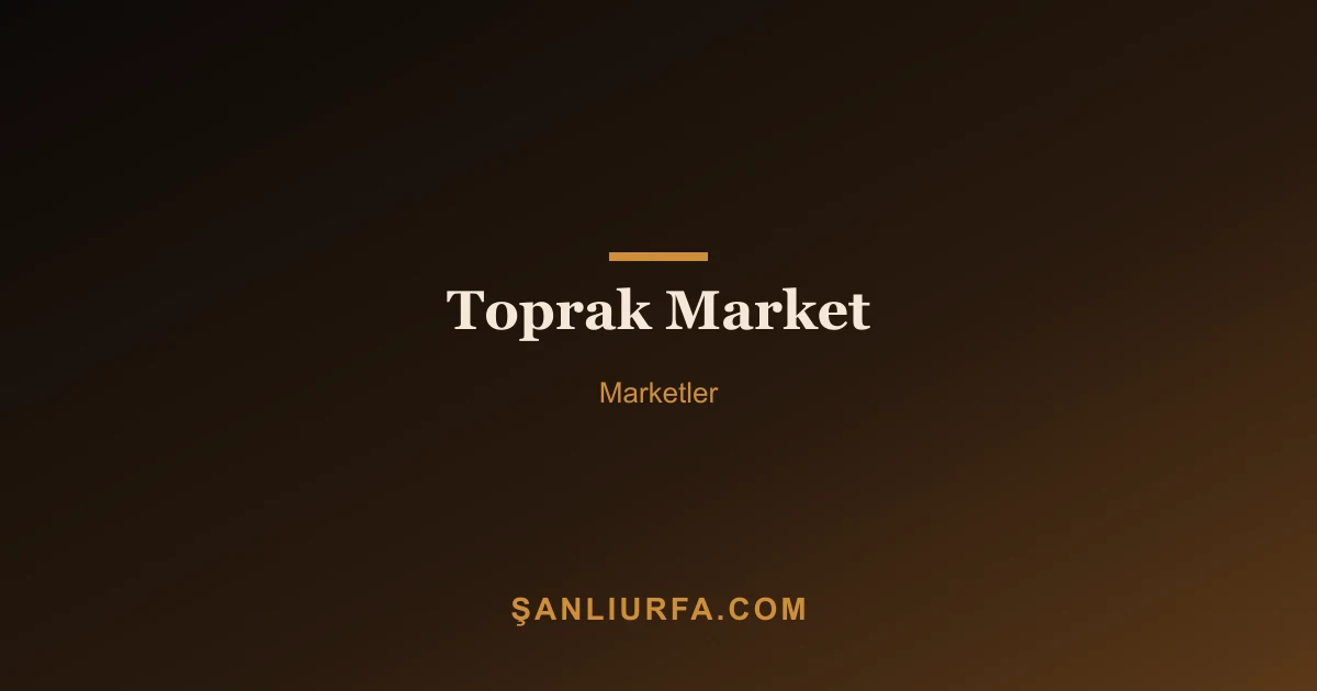 Toprak Market