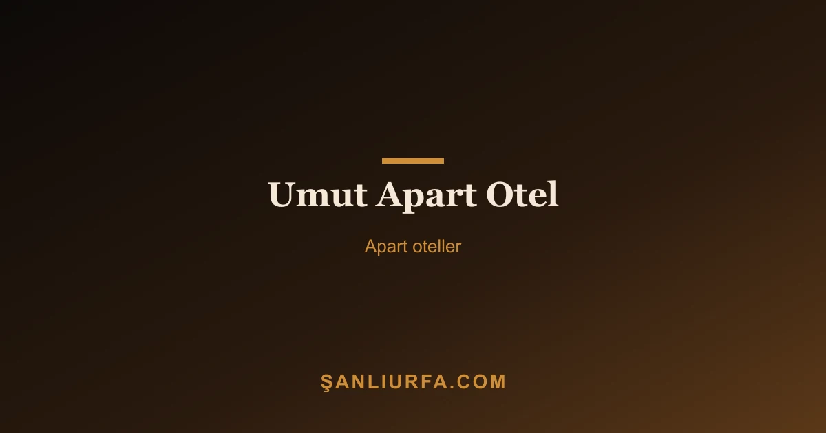 Umut Apart Otel
