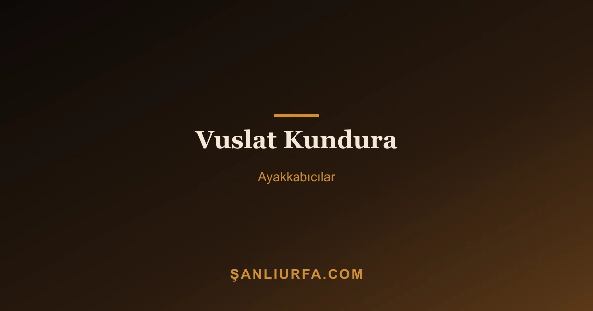 Vuslat Kundura