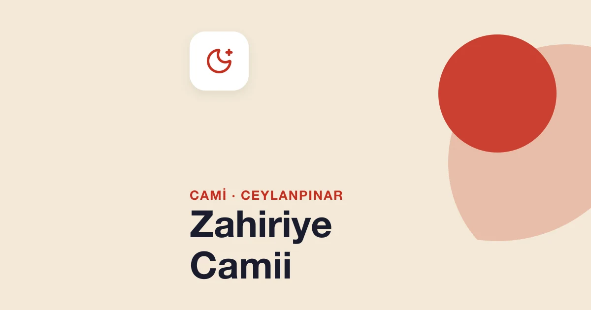 Zahiriye Camii