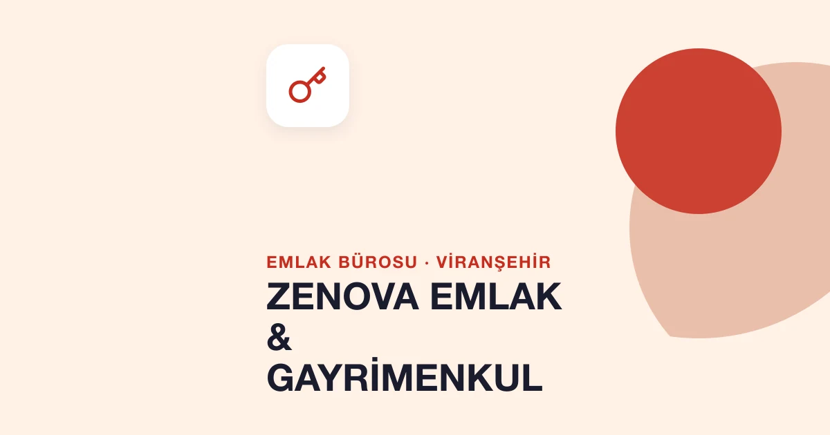 ZENOVA EMLAK & GAYRİMENKUL