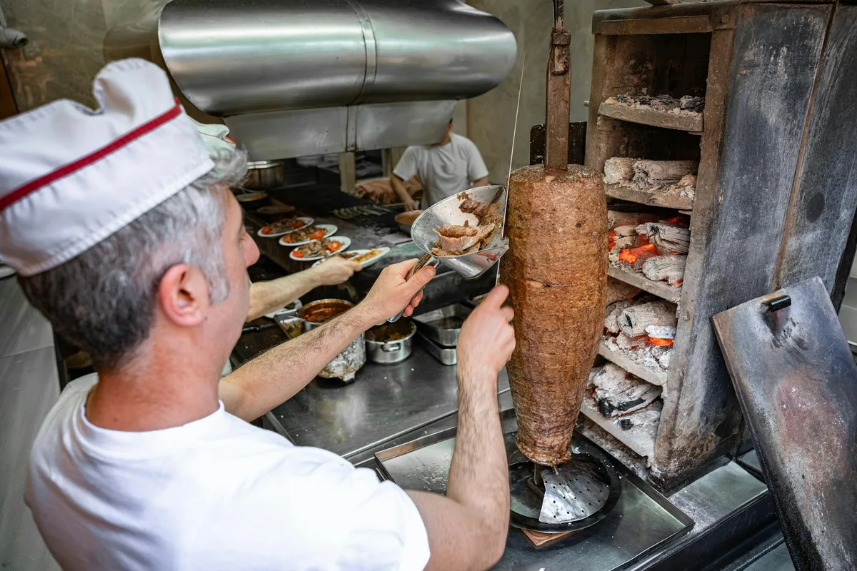 Patlıcanlı Tavuk Kebabı
